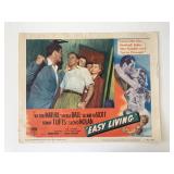 Easy Living original 1949 vintage lobby card