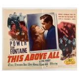 This Above All 1942 vintage movie poster