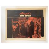 Hot Spell original 1958 vintage lobby card