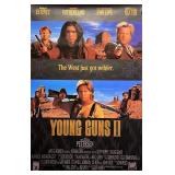 Young Guns II original double-sided movie poster