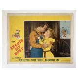 Excuse My Dust original 1951 vintage lobby card