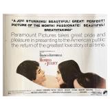 Romeo and Juliet 1968 vintage movie poster