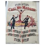 Call Me Madam 1953 vintage movie poster