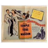 Honeymoon vintage  1947 movie poster