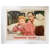 Tennessee Champ 1954 vintage lobby card