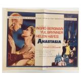 Anastasia vintage 1956 movie poster
