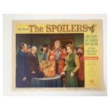 The Spoilers original 1956 vintage lobby card