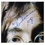 John Lennon signed photo
