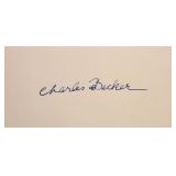The Wizard Of Oz Charles Becker signature slip