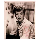 Lucille Ball signed portrait photo