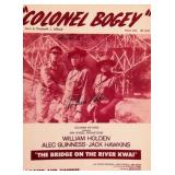 William Holden and Alec Guinness signed sheet...