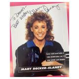 Gold Medalist Mary Decker- Slaney signed photo