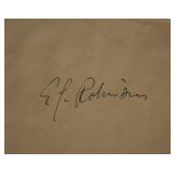 Key Largos Edward G. Robinson signature slip