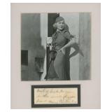 Dead Man Walk Mary Carlisle signed note