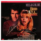 Mel Gibson and Goldie Hawn signed LaserDisc
