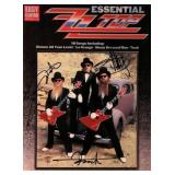 ZZ Top signed music book