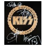 Kiss band signed Tour Book