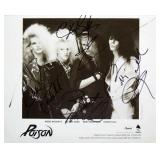 Poison signed promo photo