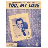 Frank Sinatra signed sheet music
