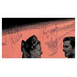 Errol Flynn signed sheet music