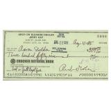 Lights Out Arch Oboler  signed check