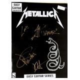 Metallica signed music book