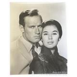 Charlton Heston and France Nuyen unsigned photo