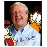 Garfield Jim Davis facsimile signed photo