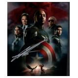 Captain America Anthony Mackie facsimile signed...