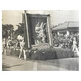 Rose Parade float vintage photo