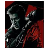 Captain America Chris Evans facsimile signed photo