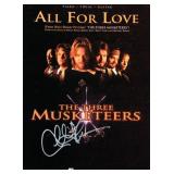 Charlie Sheen signed sheet music