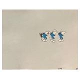 Smurfs original Sericel