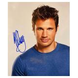 Charmed Nick Lachey signed photo