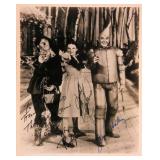 The Wizard of Oz cast signed movie still photo