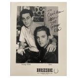 Elvis Presley Close Friend George Klein signed...