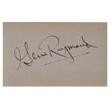 Mr And Mrs Smith Gene Raymond signature slip