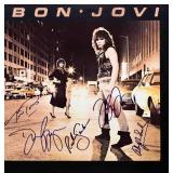 Bon Jovi signed debut album Bon Jovi