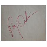 Roy Orbison signature slip