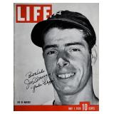 Joe Di Maggio signed Life Magazine
