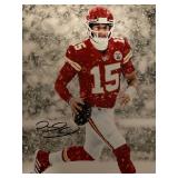 Kansas City Chiefs Patrick Mahomes signed photo