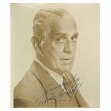Boris Karloff Universal Monster signed photo....