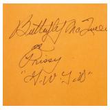 Butterfly McQueen signature slip