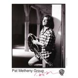Musician Pat Metheny signed photo