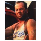 Die Hard Bruce Willis signed photo