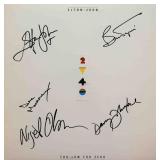 Elton John signed Too Low For Zero album