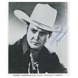 Oregon Trail Sunset Carson signed photo