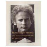 Art Garfunkel signed What Is It All But...