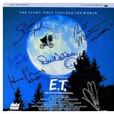 E.T. signed laser disc soundtrack album