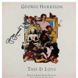 George Harrison signed 12 Inch Single album